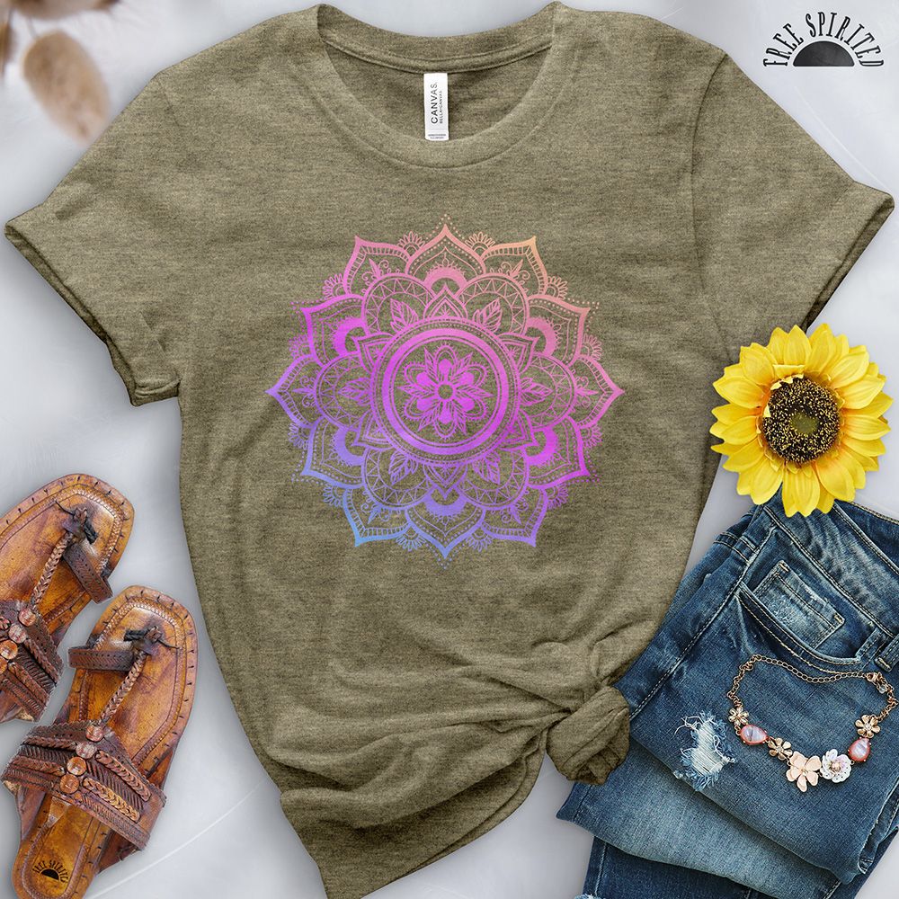 Colorful Mandala Tee - Free Spirited