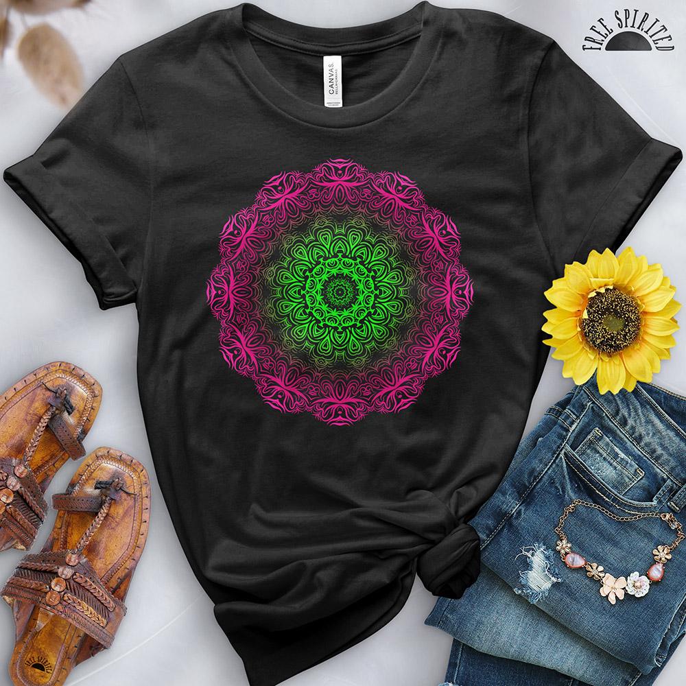 Colorwheel Mandala Tee - Free Spirited