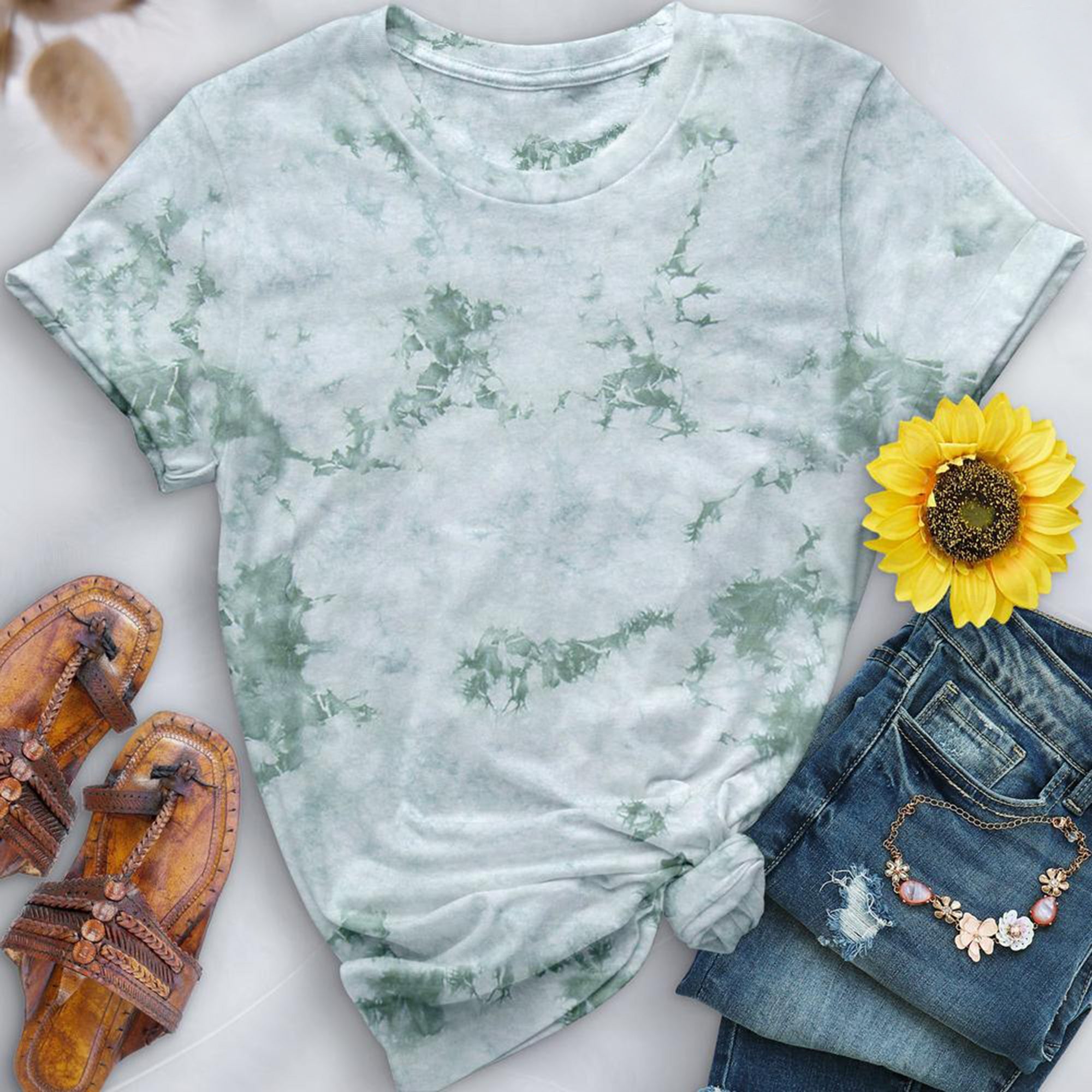 Crystal Forest Premium Hand-Dyed Comfort Shirt - Free Spirited