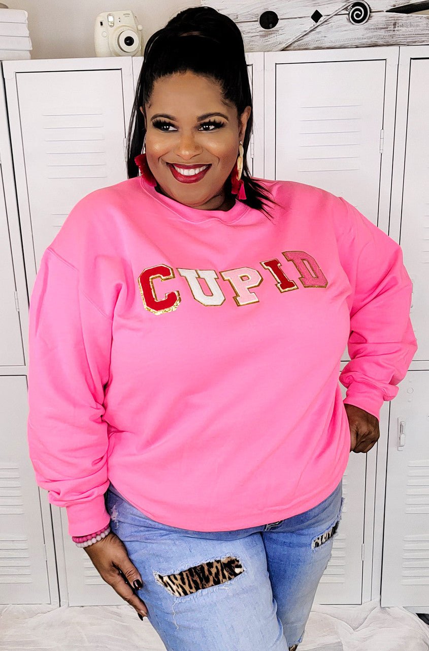 Cupid Ideal Chenille Sweatshirt - Free Spirited