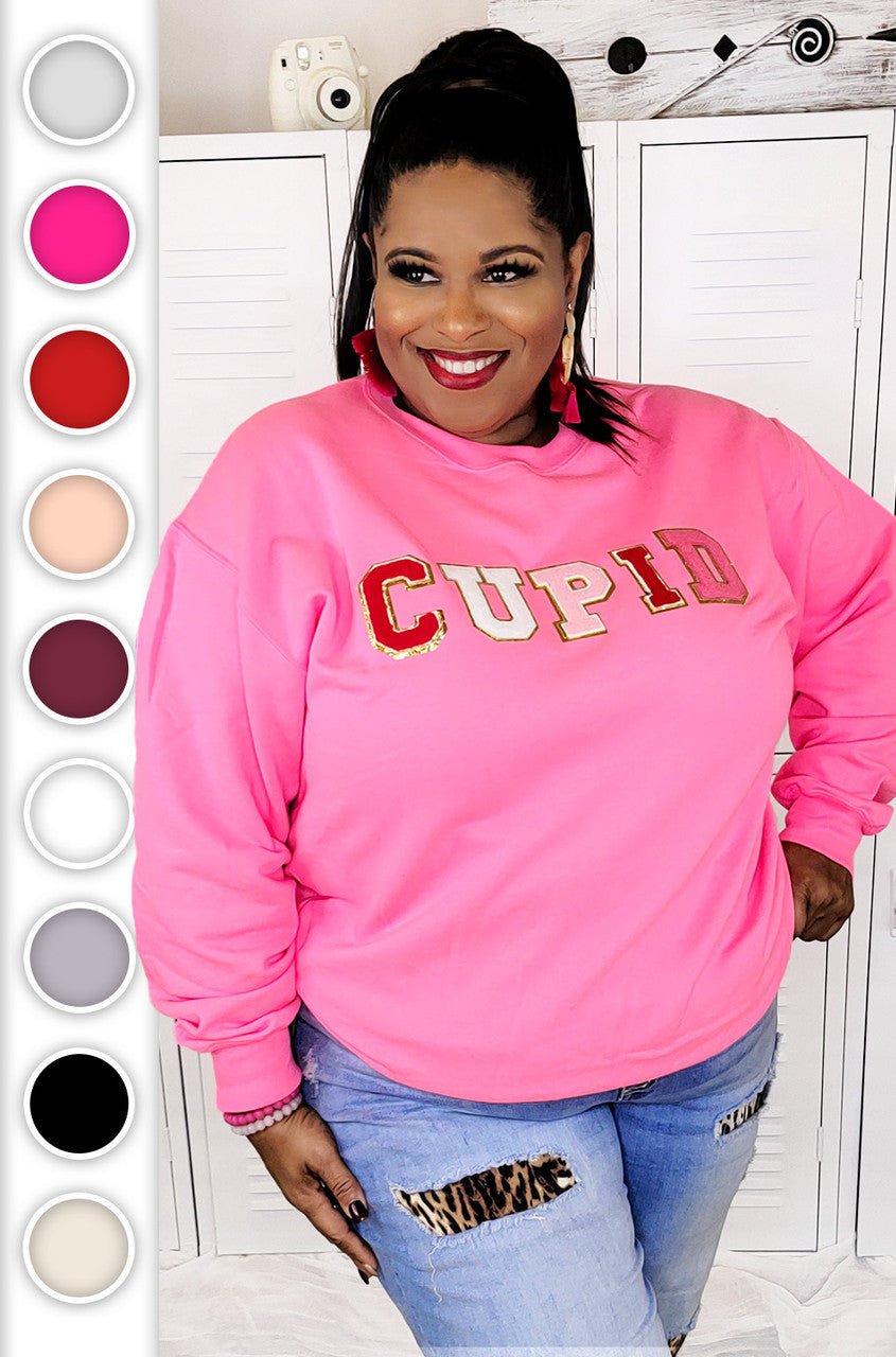 Cupid Ideal Chenille Sweatshirt - Free Spirited