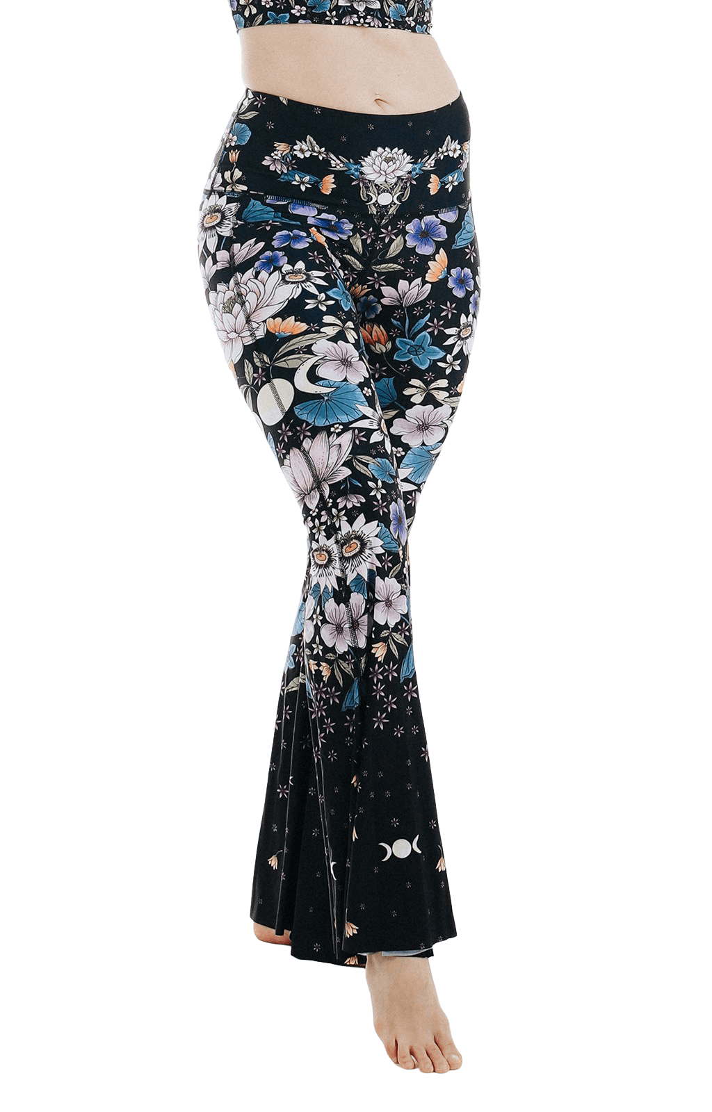 Divine Feminine Printed Bell Bottoms - Free Spirited