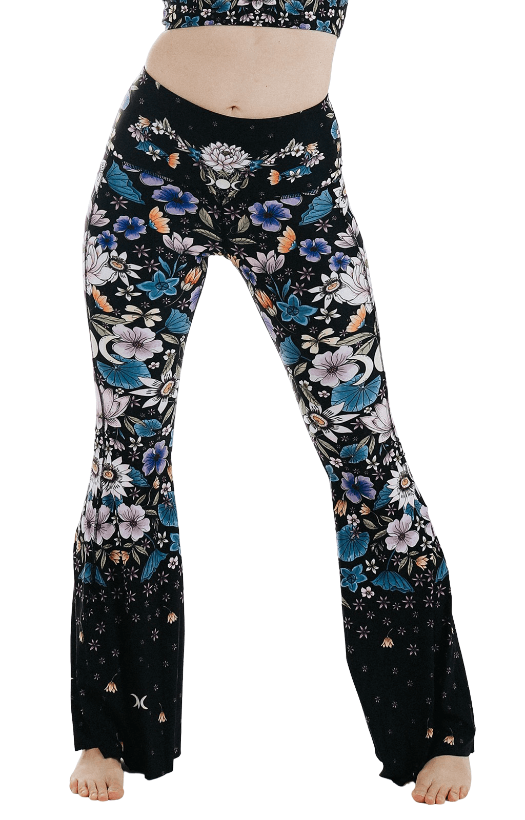 Divine Feminine Printed Bell Bottoms - Free Spirited