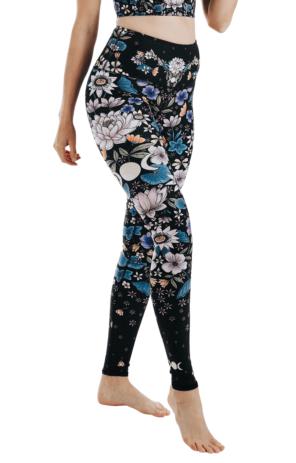 Divine Feminine Printed Yoga Leggings - Free Spirited