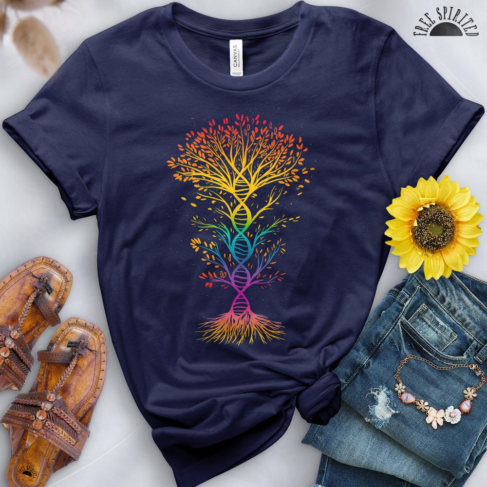 DNA Tree Tee - Free Spirited