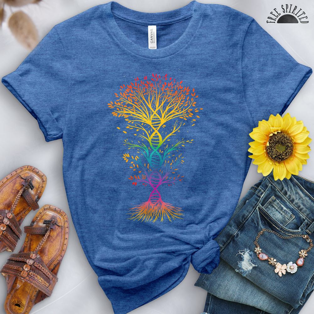 DNA Tree Tee - Free Spirited