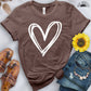 Double Heart Tee - Free Spirited