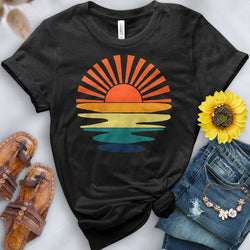 Dripping Sunset Tee - Free Spirited