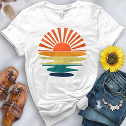 Dripping Sunset Tee - Free Spirited