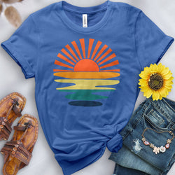 Dripping Sunset Tee - Free Spirited