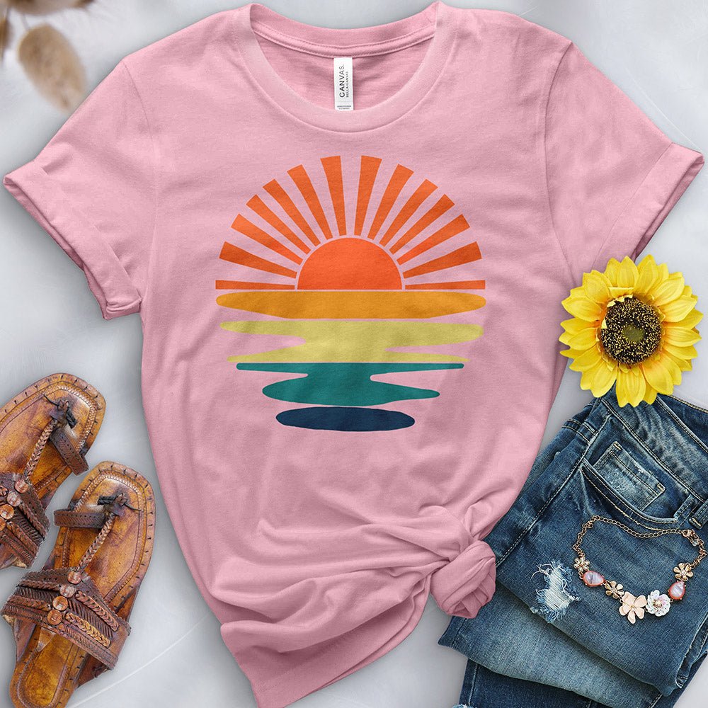 Dripping Sunset Tee - Free Spirited