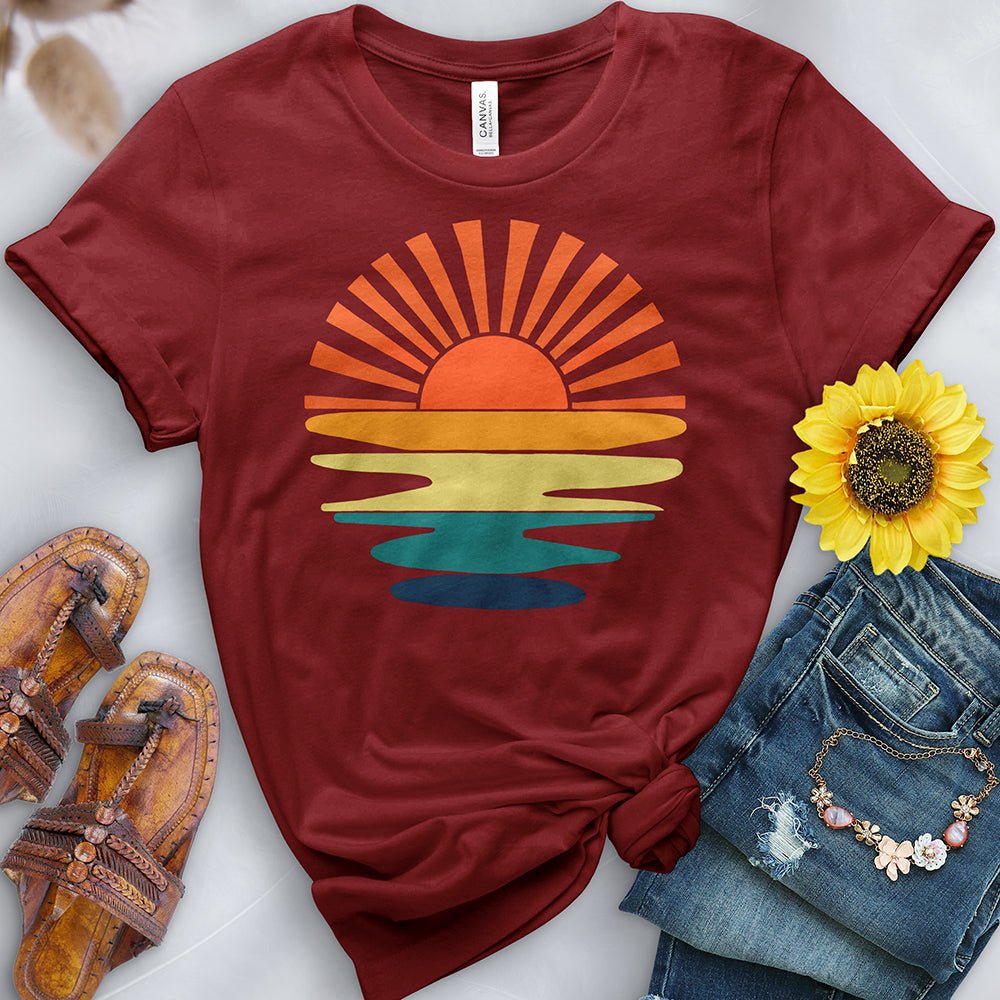 Dripping Sunset Tee - Free Spirited