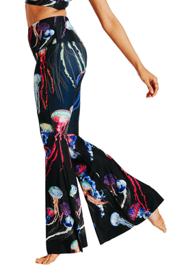 Electric Flow Printed Bell Bottoms - Free Spirited