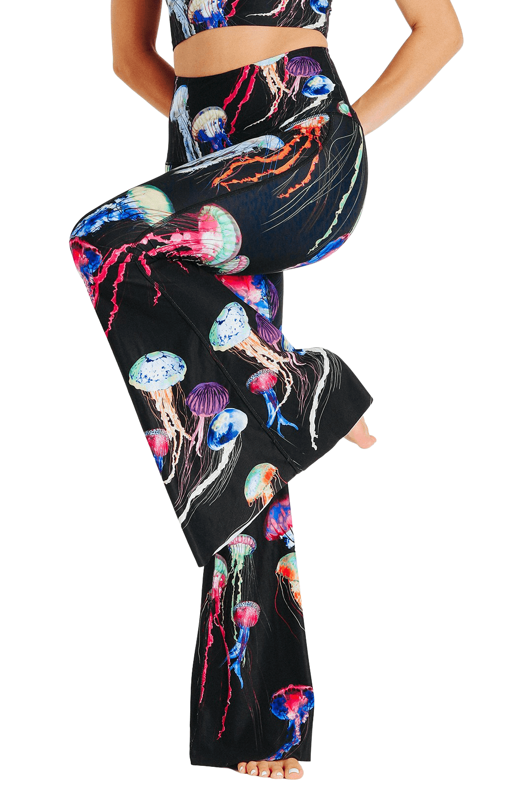 Electric Flow Printed Bell Bottoms - Free Spirited