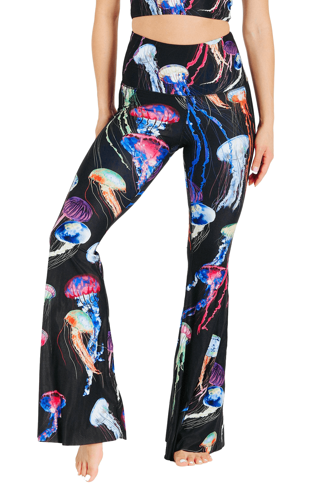 Electric Flow Printed Bell Bottoms - Free Spirited