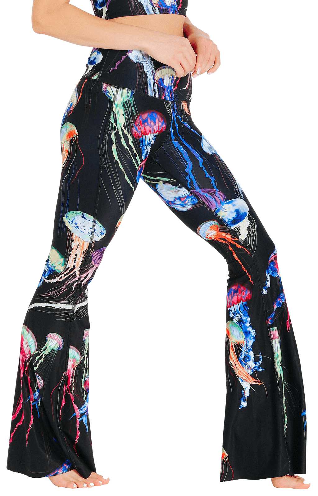 Electric Flow Printed Bell Bottoms - Free Spirited