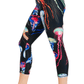 Electric Flow Printed Yoga Crops - Free Spirited