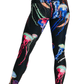 Electric Flow Printed Yoga Leggings - Free Spirited