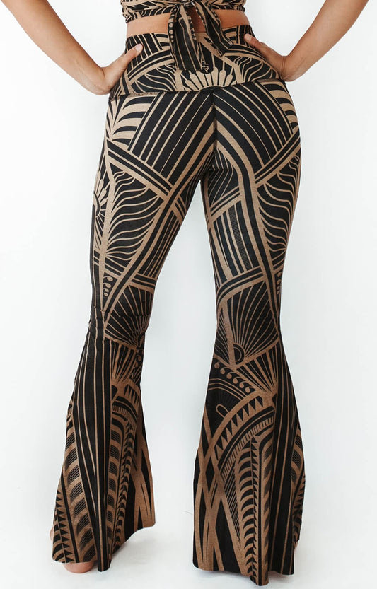 Elegant Empire Printed Bell Bottoms - Free Spirited