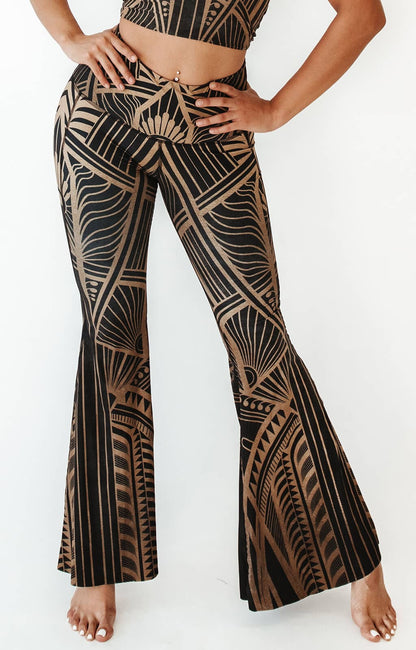 Elegant Empire Printed Bell Bottoms - Free Spirited