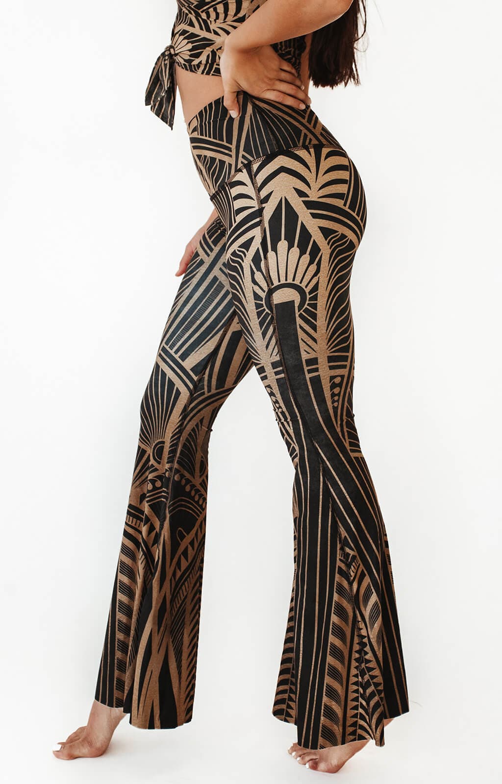 Elegant Empire Printed Bell Bottoms - Free Spirited