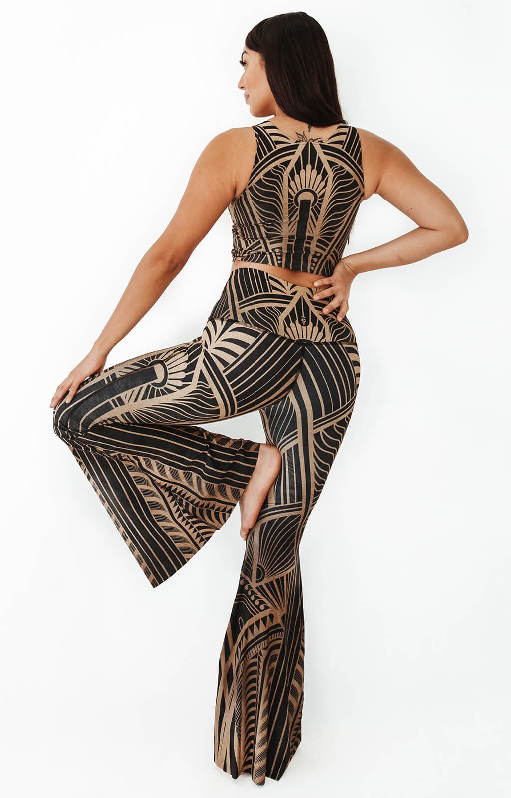 Elegant Empire Printed Bell Bottoms - Free Spirited