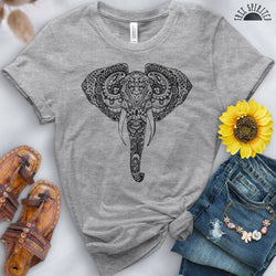 Elephant Mandela Tee - Free Spirited