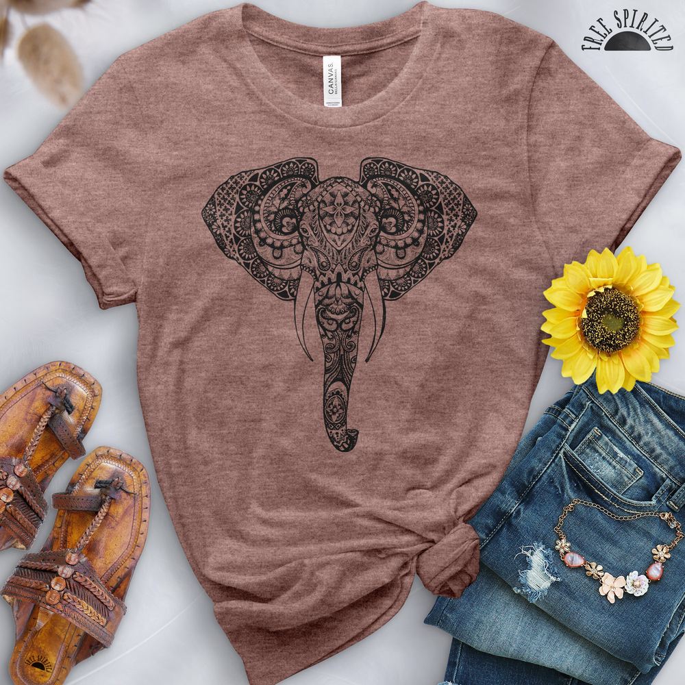 Elephant Mandela Tee - Free Spirited