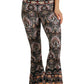 Espresso Yourself Printed Bell Bottoms - Free Spirited