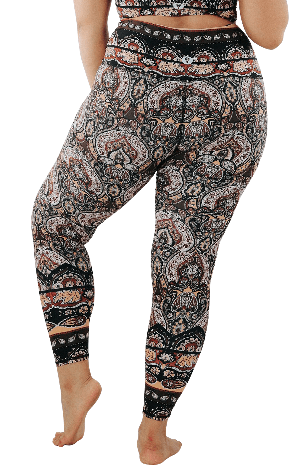 Espresso Yourself Printed Yoga Leggings - Free Spirited