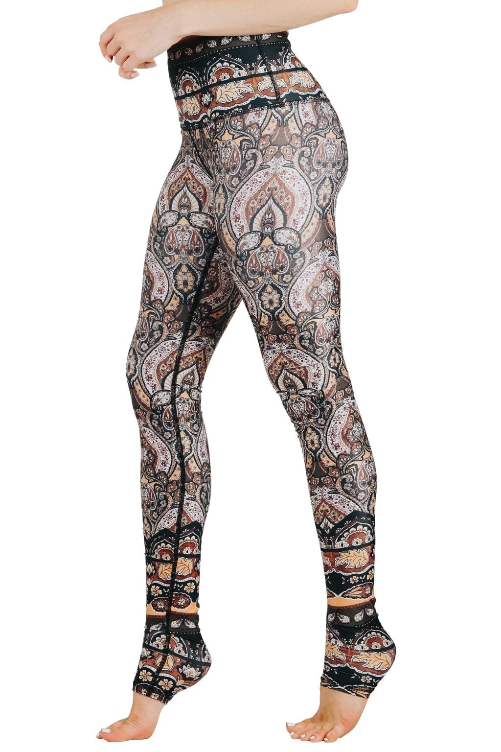 Espresso Yourself Printed Yoga Leggings - Free Spirited