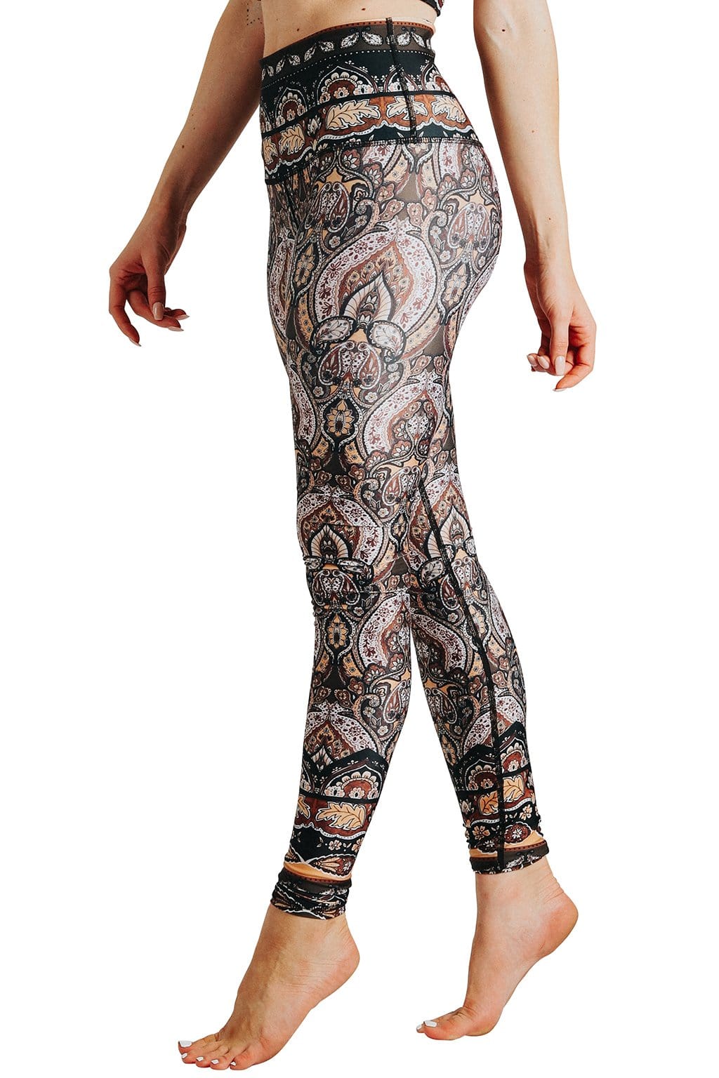 Espresso Yourself Printed Yoga Leggings - Free Spirited