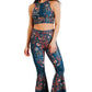 Festival Denim Printed Bell Bottoms - Free Spirited