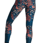 Festival Denim Printed Yoga Leggings - Free Spirited