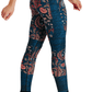 Festival Denim Printed Yoga Leggings - Free Spirited