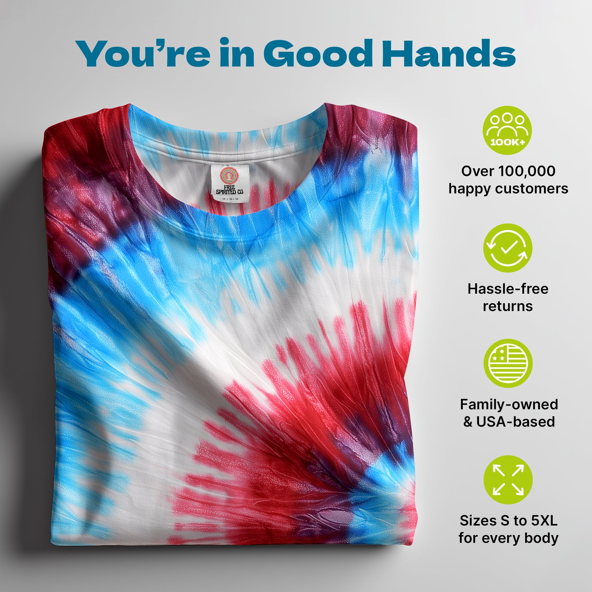 Fire Cracker Premium Hand - Dyed Comfort Shirt - Free Spirited