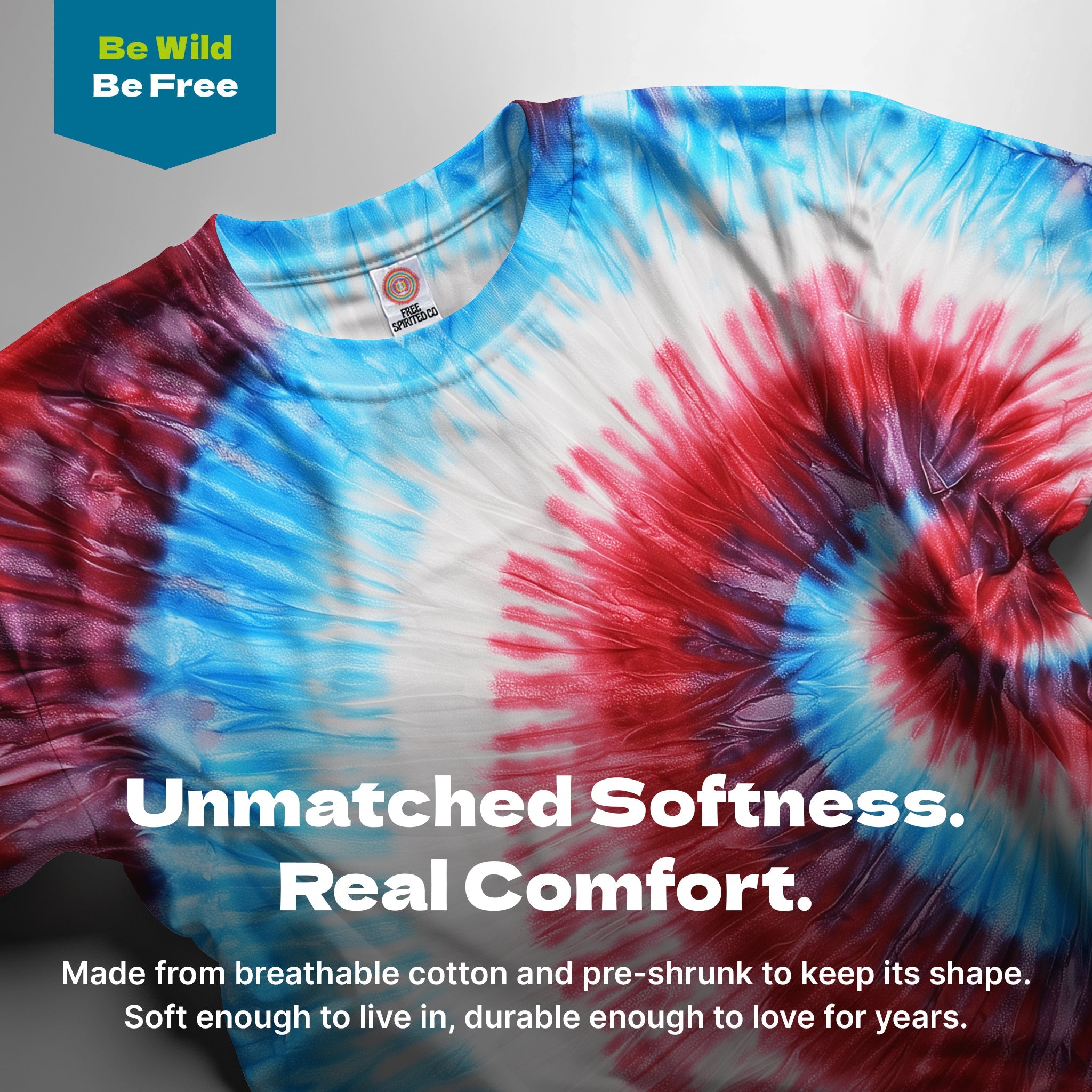 Fire Cracker Premium Hand - Dyed Comfort Shirt - Free Spirited