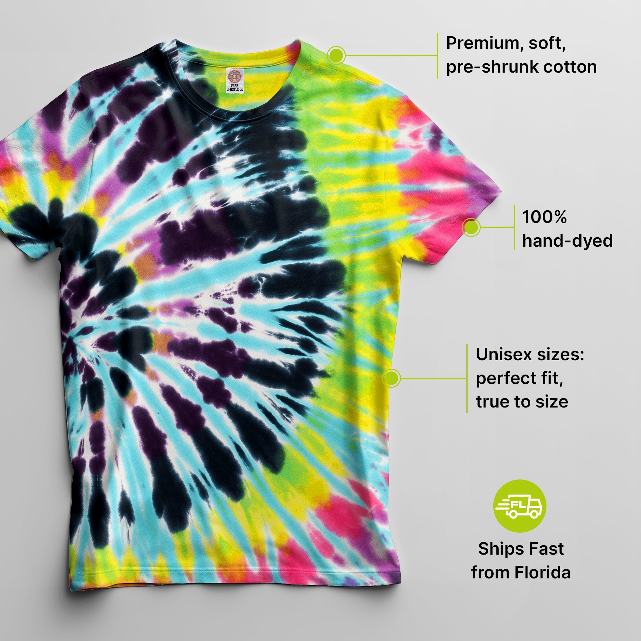 Flashback Hand - Dyed Comfort Shirt - Free Spirited
