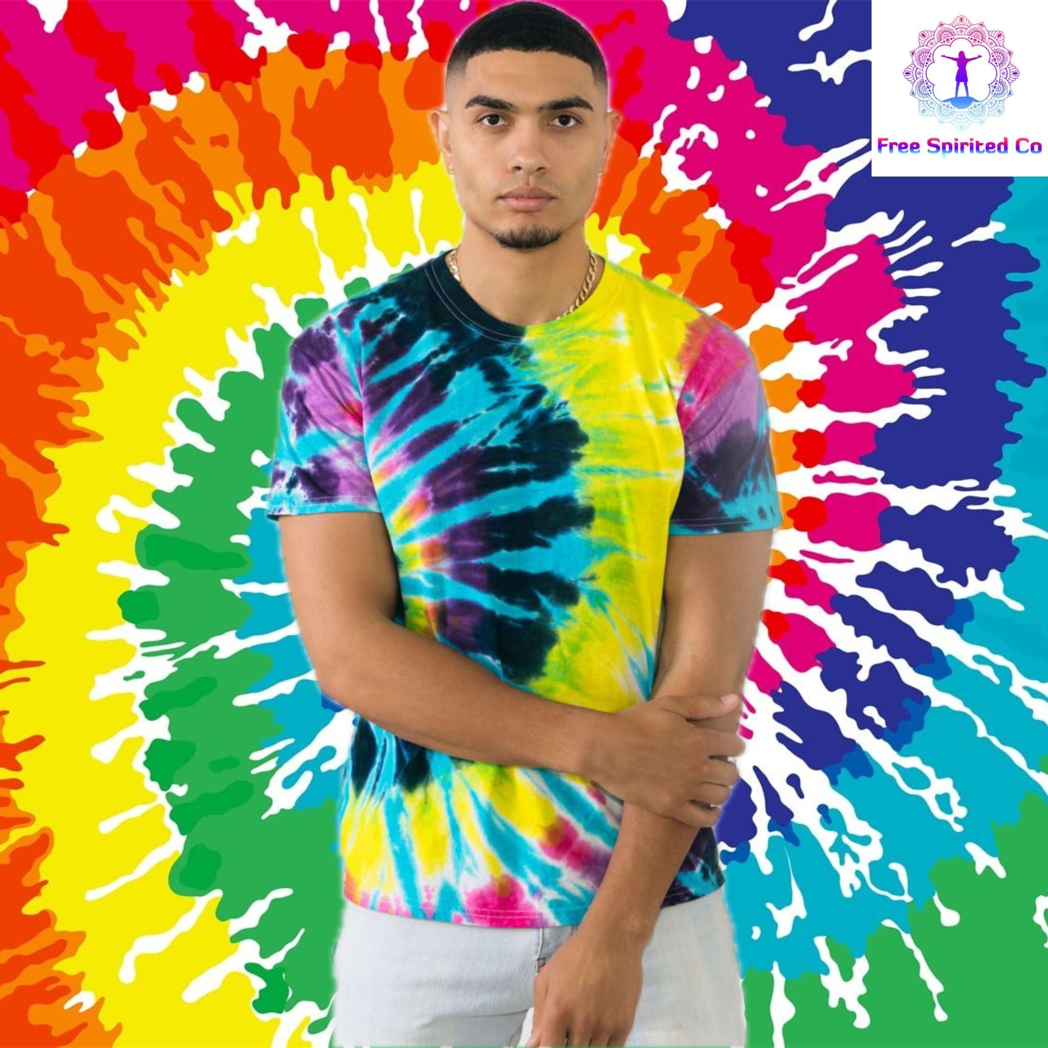 Flashback Tie Dye Tee - Free Spirited