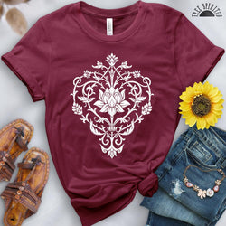 Floral Lotus Tee - Free Spirited