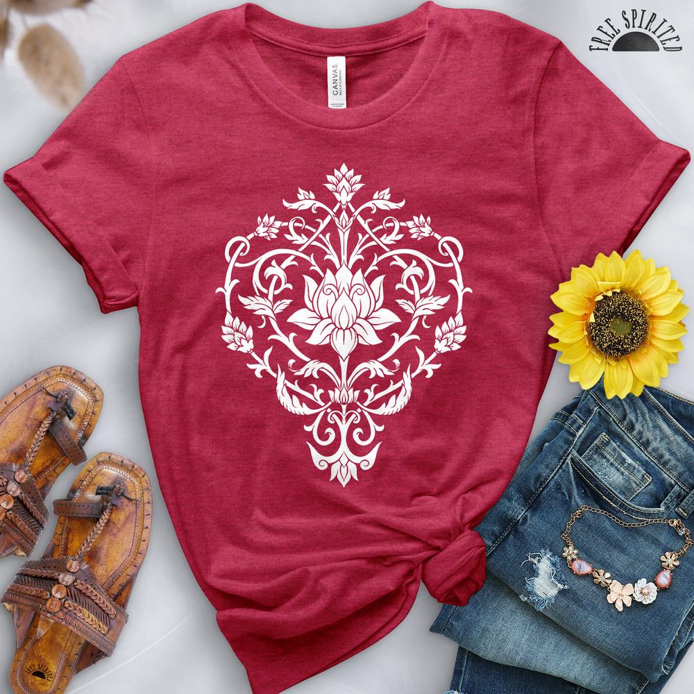 Floral Lotus Tee - Free Spirited