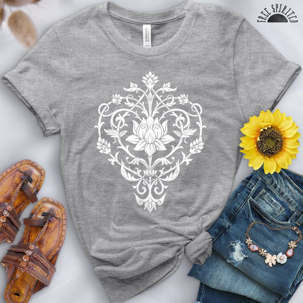 Floral Lotus Tee - Free Spirited