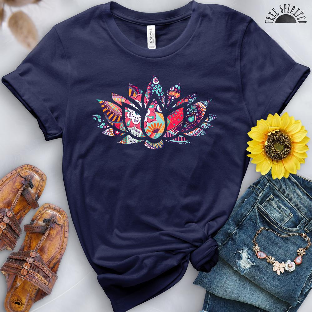 Floral Mandala Tee - Free Spirited