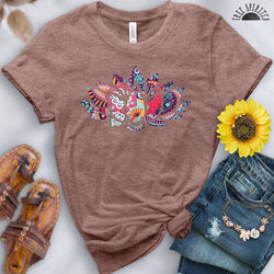 Floral Mandala Tee - Free Spirited