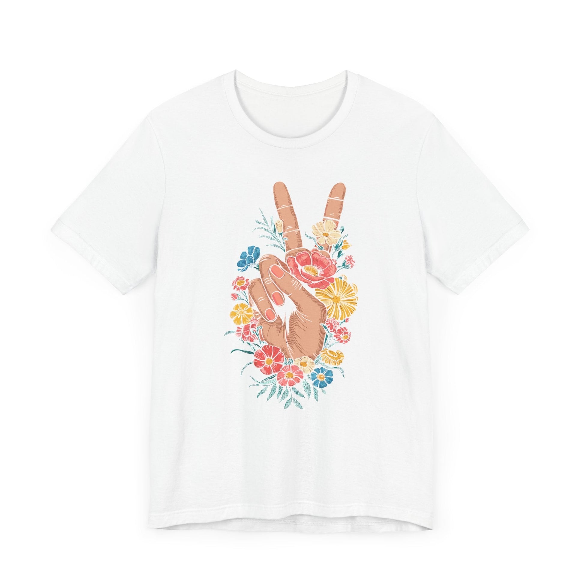 Flower Peace Tee - Free Spirited