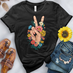 Flower Peace Tee - Free Spirited