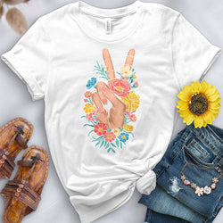 Flower Peace Tee - Free Spirited