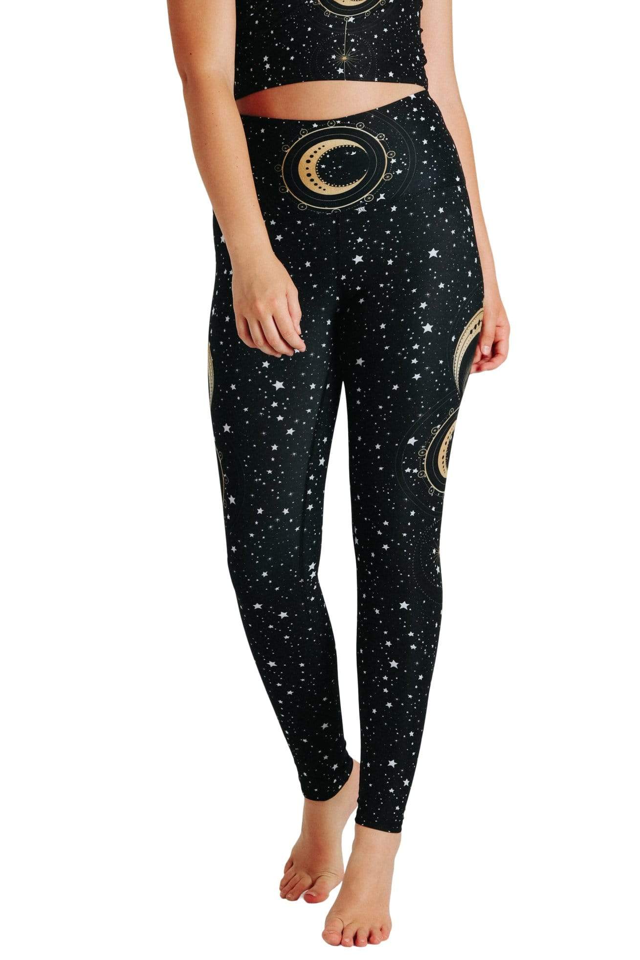 Fortune Teller Printed Yoga Leggings - Free Spirited