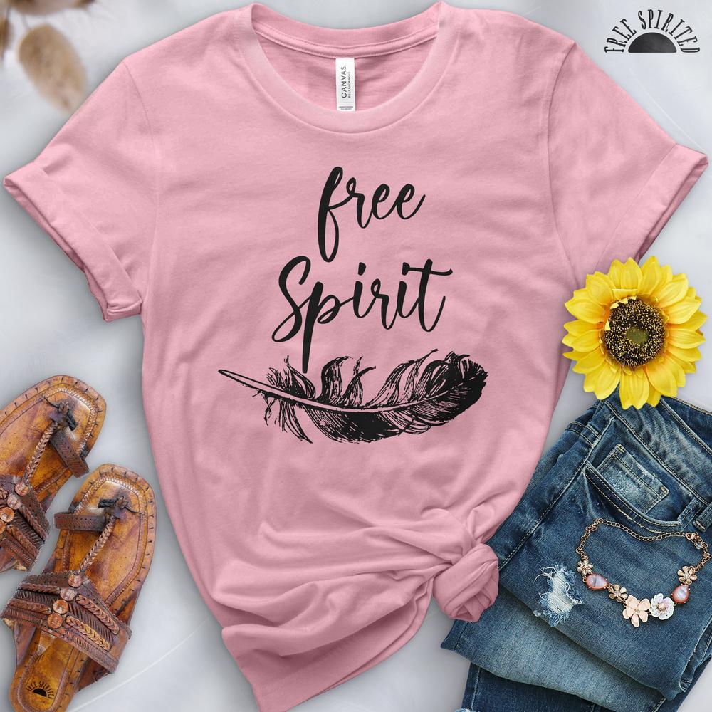 Free Spirit Feather Tee - Free Spirited