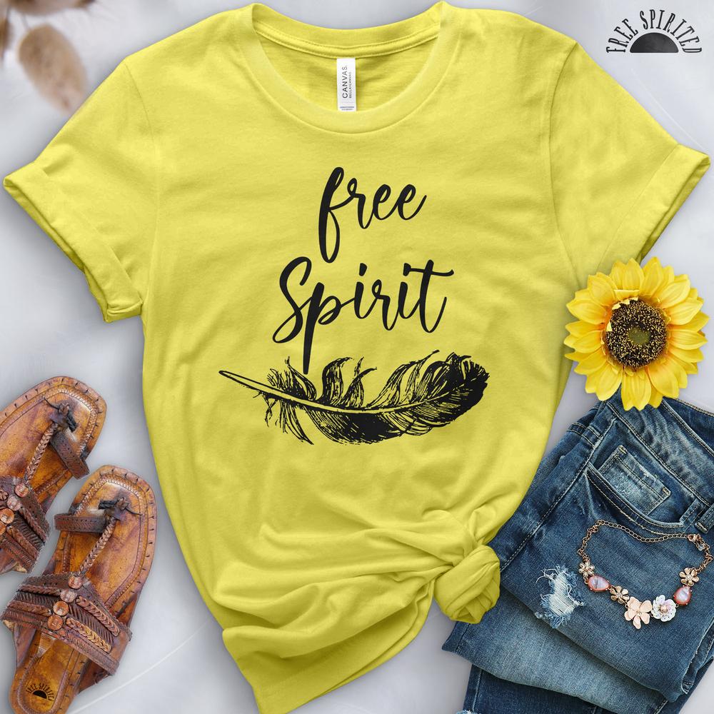 Free Spirit Feather Tee - Free Spirited